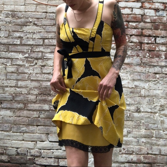 Anthropologie Moulinette Soeurs silk dress 8 - Picture 1 of 6